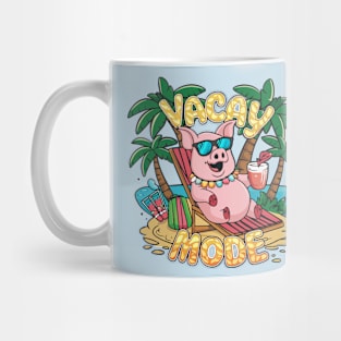 Aloha Hawaiian Pig Vacay Mode Mug